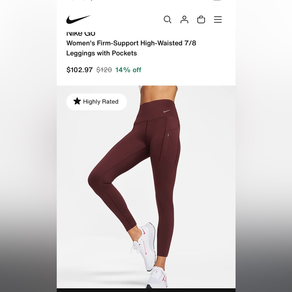 Nike Go - Dri-fit - women’s leggings - unworn perfect condition- Gray